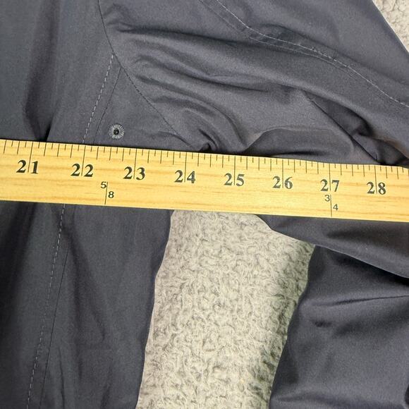 Polo Ralph Lauren Trench Coat Mens L Navy Blue Long Overcoat Full Zip Insulated - Picture 10 of 14